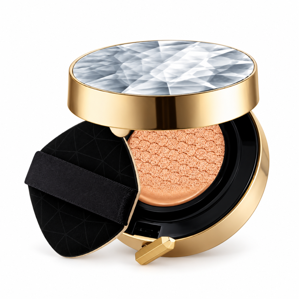 MK325 — Foundation Cushion — referensi produk dan kemasan dengan latar putih